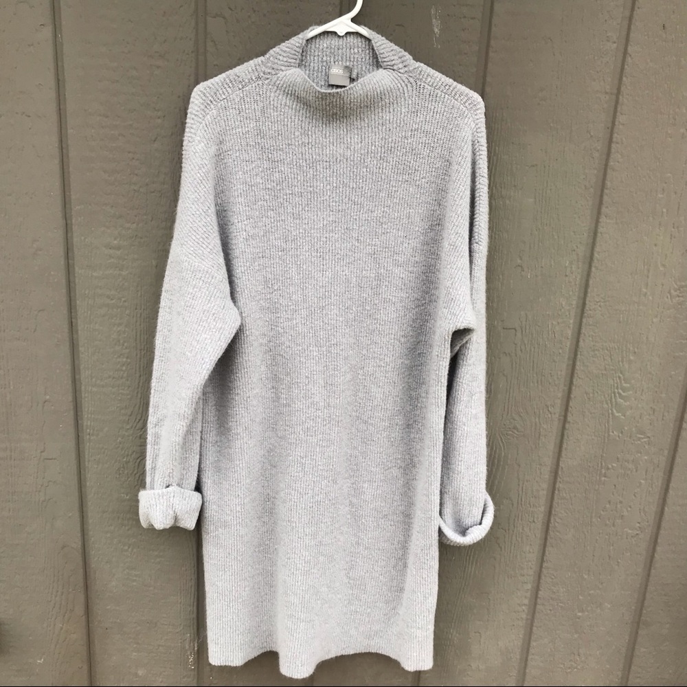 ASOS Women Gray mock neck sweater dress size 14